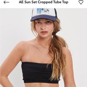 ❌SOLD ON MERCARI❌ Women’s AE Sun Set Cropped Tube Top